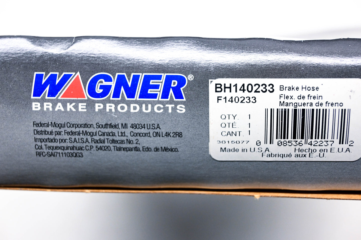 Wagner BH140233, F140233 Brake Hose NOS