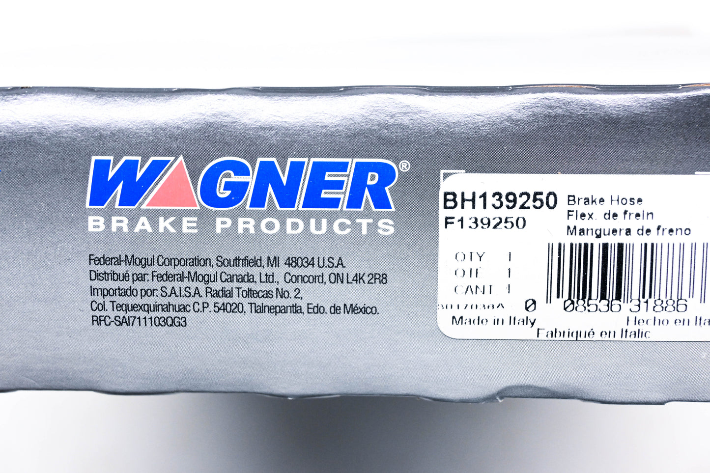 Wagner BH139250, F139250 Brake Hose NOS