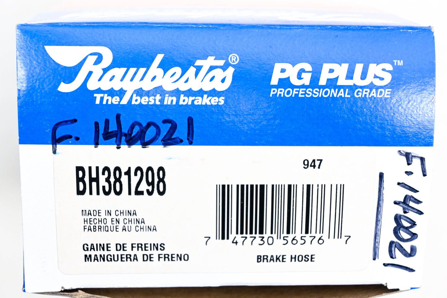Raybestos BH381298, F140021 Brake Hose NOS