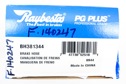 Raybestos BH381344, F140247 Brake Hose NOS