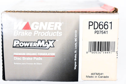 Wagner PD661, PD7541 PowerMax Disc Brake Pad Kit NOS