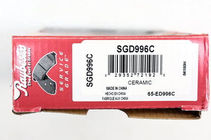 Raybestos SGD996C Ceramic Disc Brake Pad Kit NOS