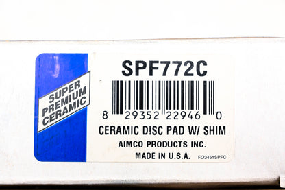 Aimco SPF772C Ceramic Disc Brake Pad Kit NOS