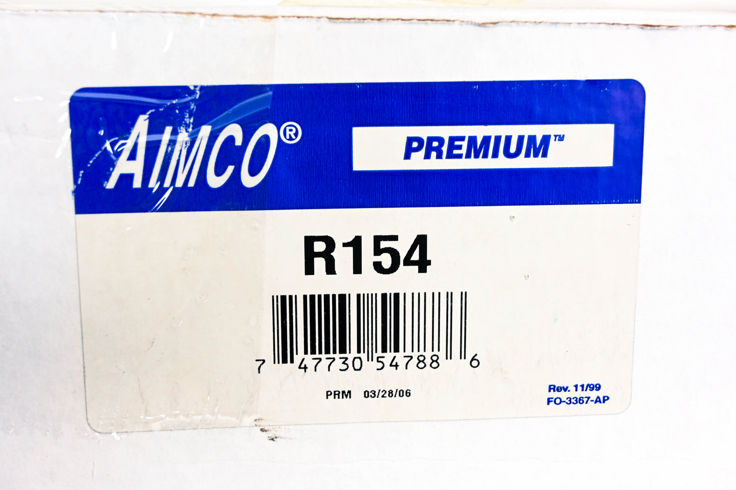 Aimco R154 Relined Brake Shoe Kit NOS