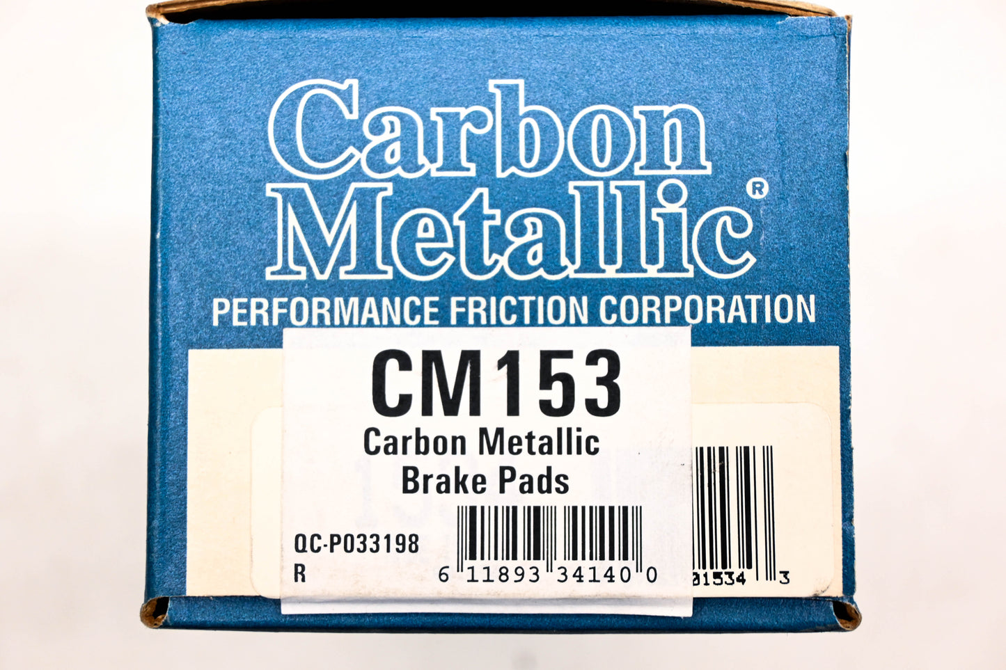 Performance CM153 Carbon Metallic Disc Brake Pad Kit NOS