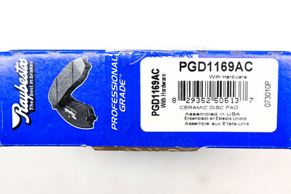 Raybestos PGD1169AC Ceramic Disc Brake Pad Kit NOS