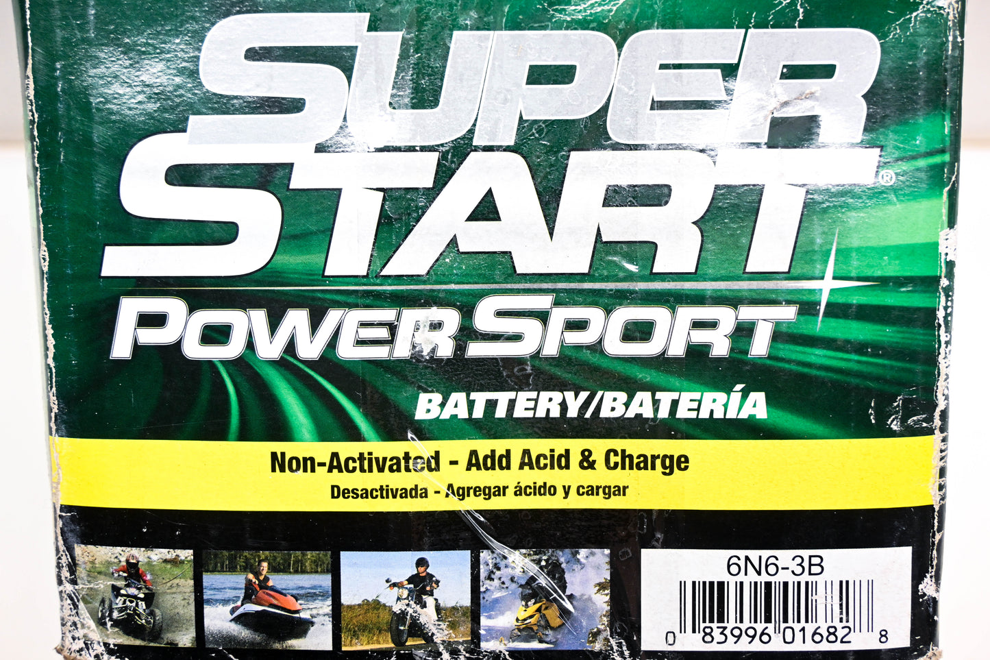 Super Start 6N6-3B Power Sport Battery NOS