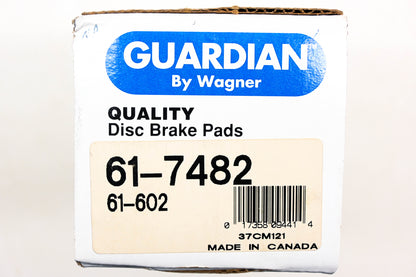 Wagner 61-7482, 61-602 Guardian Disc Brake Pad Kit NOS