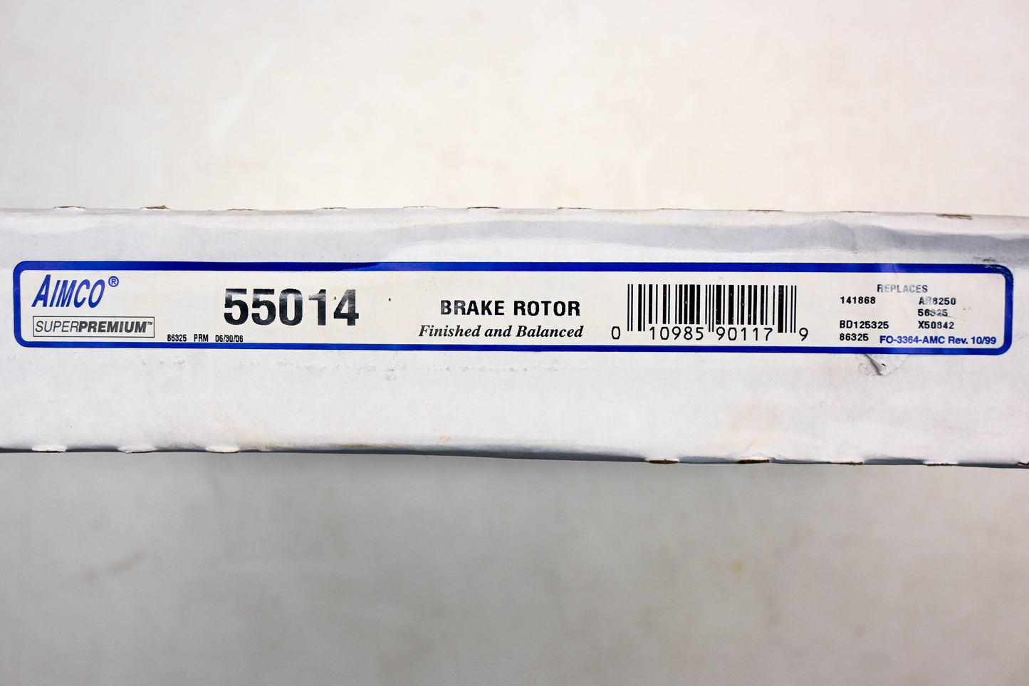 Aimco 55014, 141868, BD125325 Brake Rotor NOS