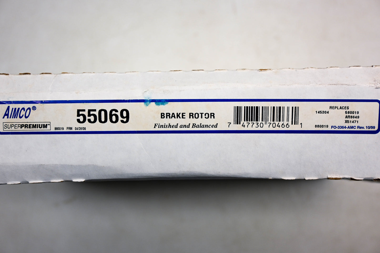 Aimco 55069 Brake Rotor NOS