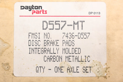 Dayton D557-MT, 7436-D557 Disc Brake Pad Kit NOS