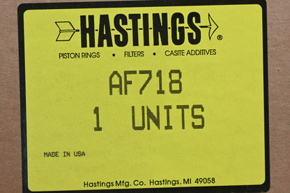 Hastings AF718 Air Filter NOS