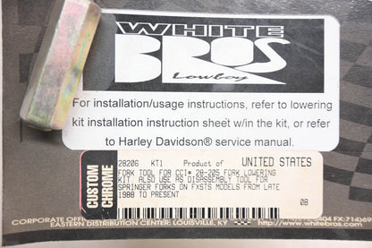 White Brothers 28206 1988+ Harley Davidson Springer Fork Tool NOS