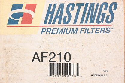 Hastings AF210, AF-210 Air Filter NOS