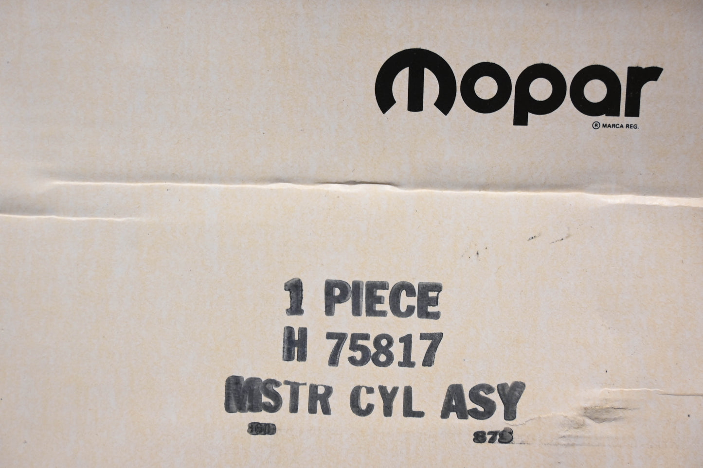 Mopar H75817, H-75817 Brake Master Cylinder NOS