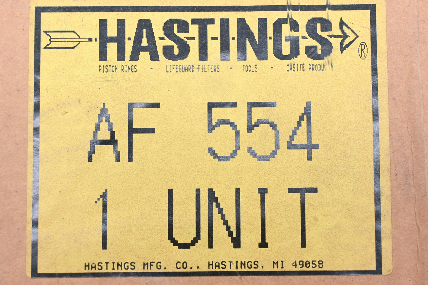 Hastings AF554, PA2467 Air Filter NOS