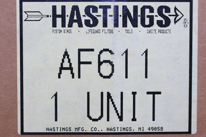 Hastings AF611 Air Filter NOS