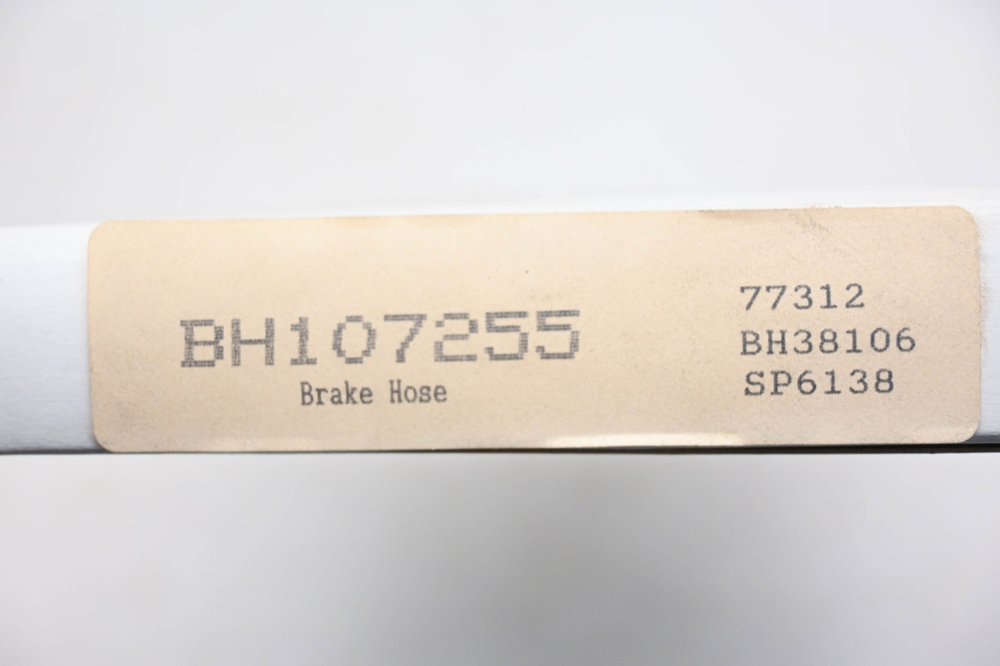 Aftermarket BH107255, 77312, SP6138 Brake Hose NOS