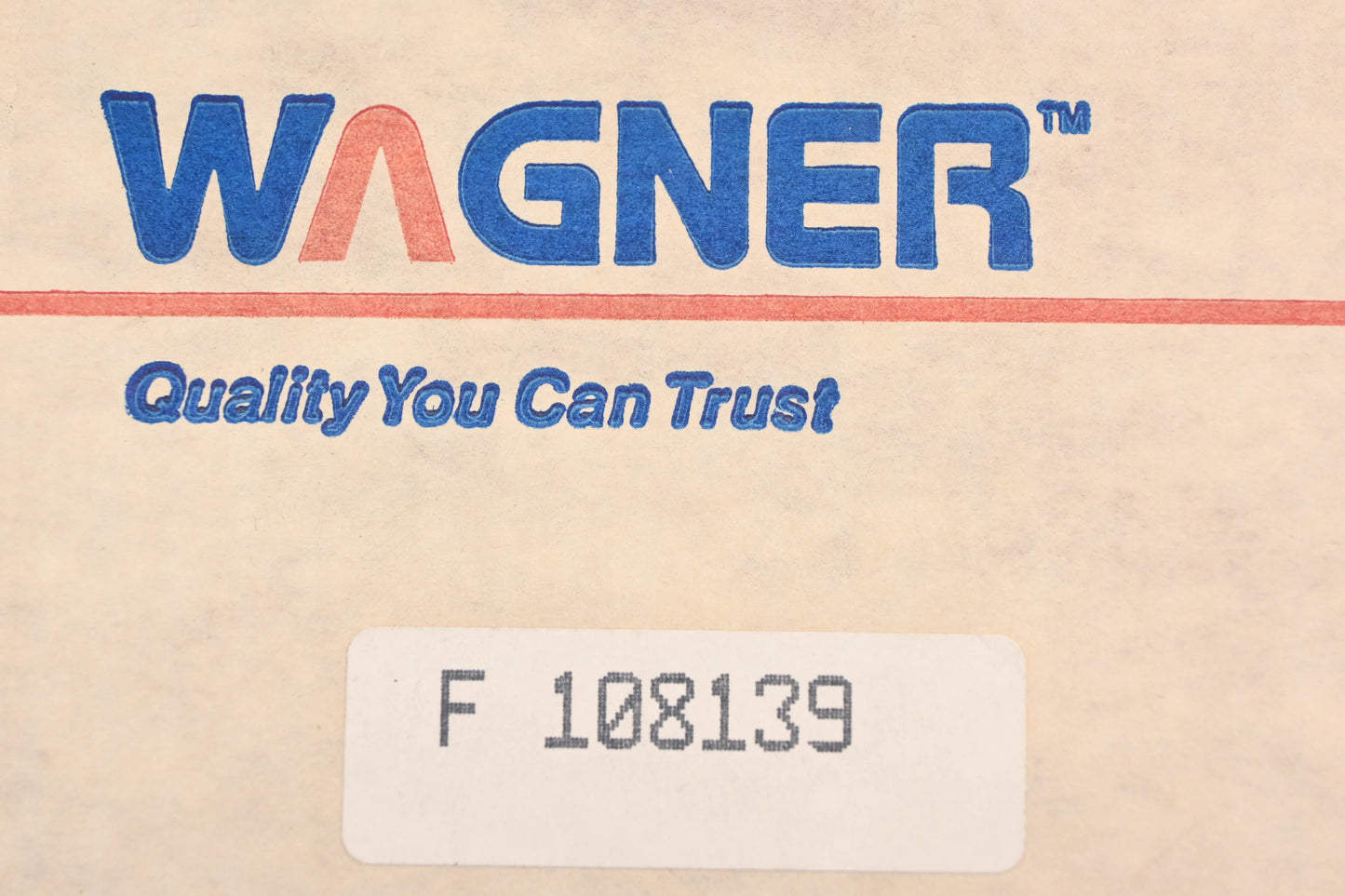 Wagner F108139 Master Brake Cylinder NOS