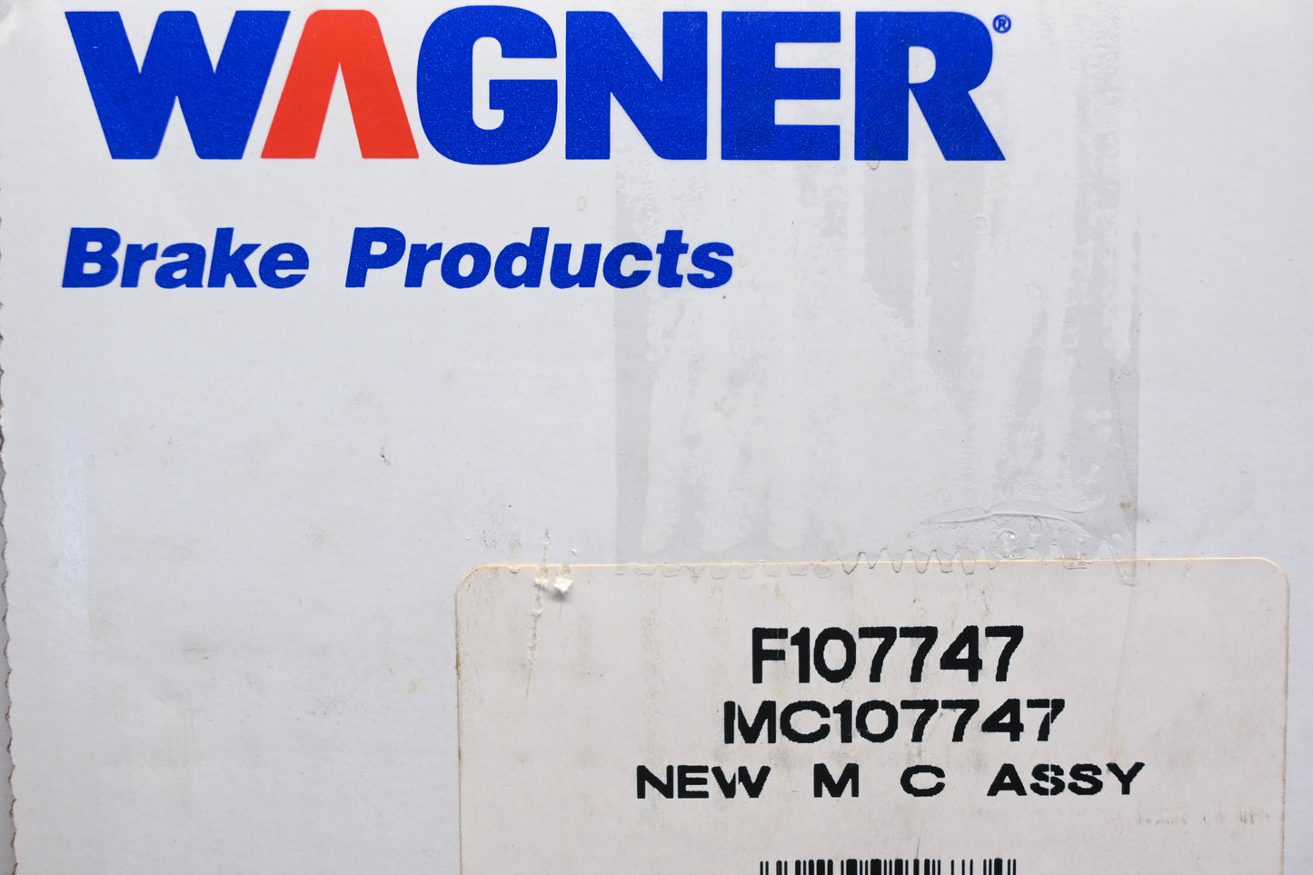 Wagner F107747, MC39571 Master Brake Cylinder NOS