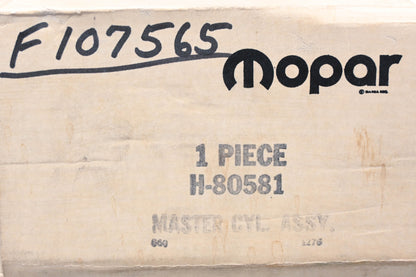 Mopar H80581, H-80581, 3580095 Master Brake Cylinder NOS