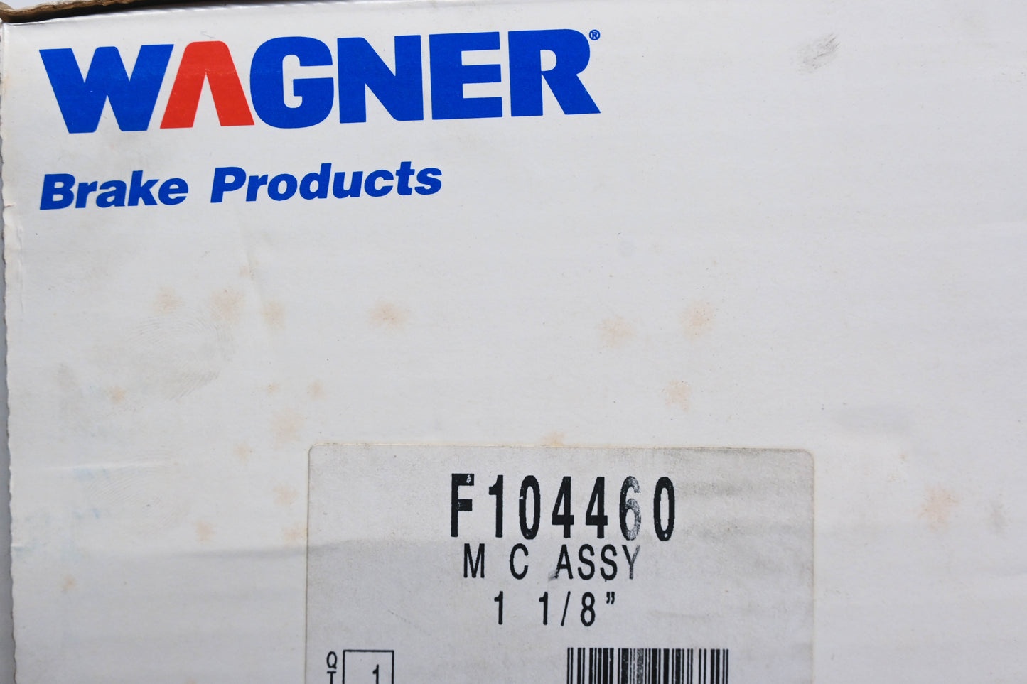 Wagner F104460, FF-118598, MC39328 Master Brake Cylinder NOS