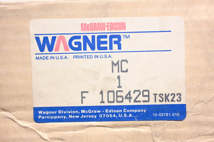 Wagner F106429, MC39402 Master Brake Cylinder NOS