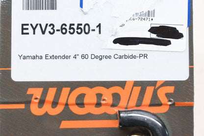 Woody's EYV3-6550-1 Yamaha Extender 4" 60 Degree Carbide Wear Bar Kit NOS