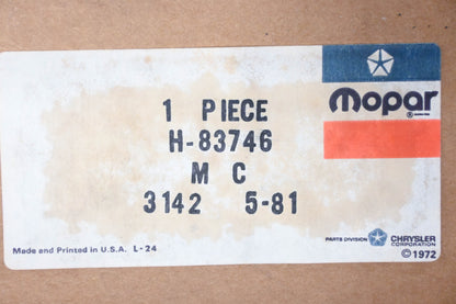 Mopar H83746, H-83746 Wagner Master Brake Cylinder Kit NOS