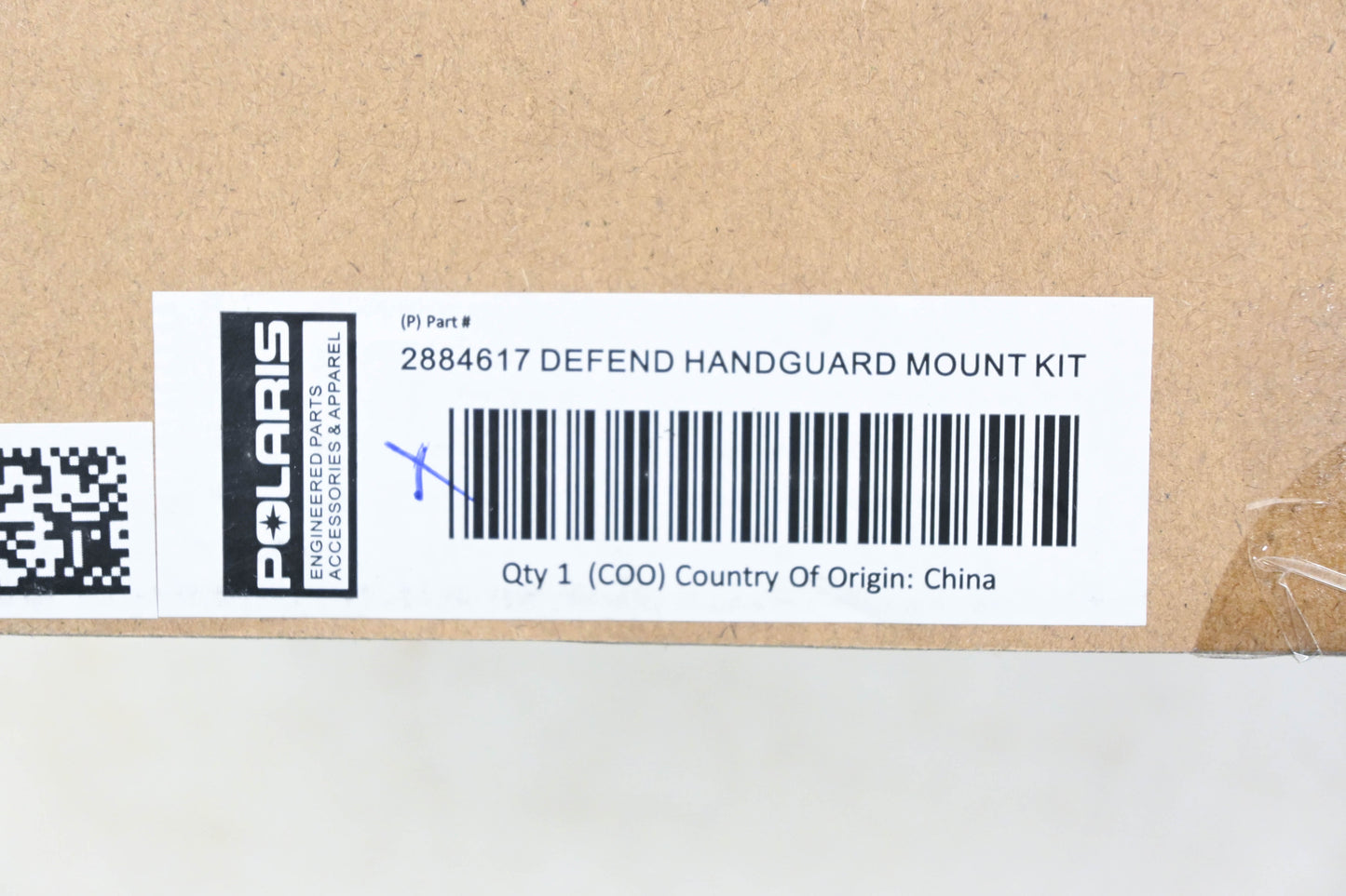 New OEM Polaris 2884617 Black Defender Handguard Mount Kit NOS