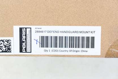 New OEM Polaris 2884617 Black Defender Handguard Mount Kit NOS