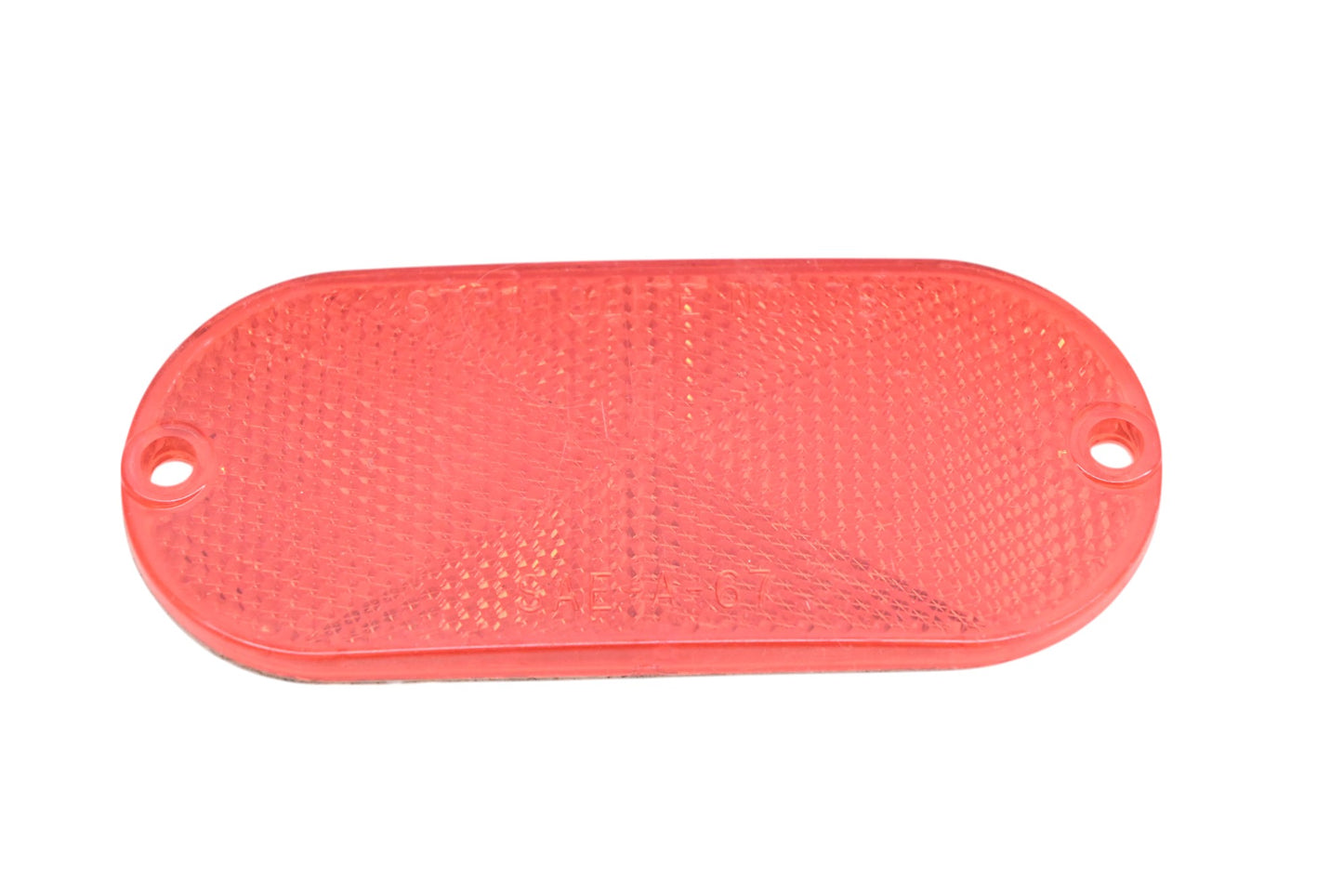 Stratolite 78 Red Oval 4-3/8" x 1-7/8" Reflector NOS
