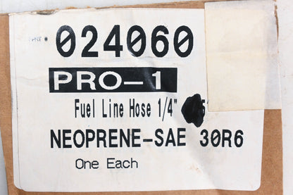 Pro-1 024060 Fuel Line Tubing 19' x 1/4"ID NOS