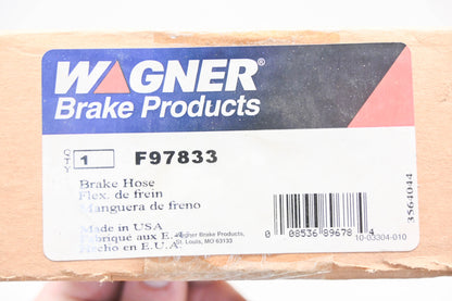 Wagner F97833, BH97833 Brake Hydraulic Hose NOS
