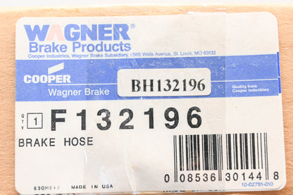 Wagner F132196, BH132196 Brake Hydraulic Hose NOS