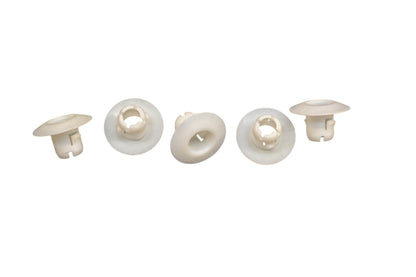 Isuzu 1-72438-138-0, 1-7243138-0 White Fastener Covers Qty 5 NOS