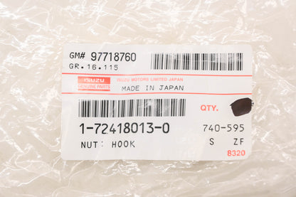 Isuzu 1-72418013-0, 97718760 Hook Nuts Qty 2 NOS