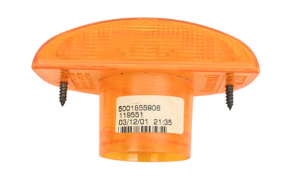 Renault 5001855906, 50 01 855 906 Amber Side Repeater Light Lens NOS