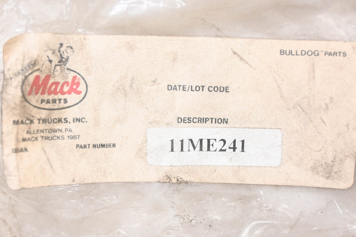 Mack 11ME241 Exhaust 5" V-Band Clamp NOS