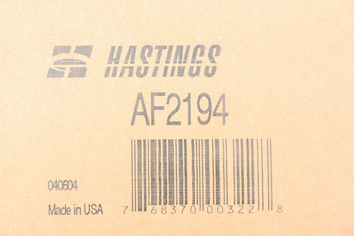 Hastings AF2194 Air Filter NOS