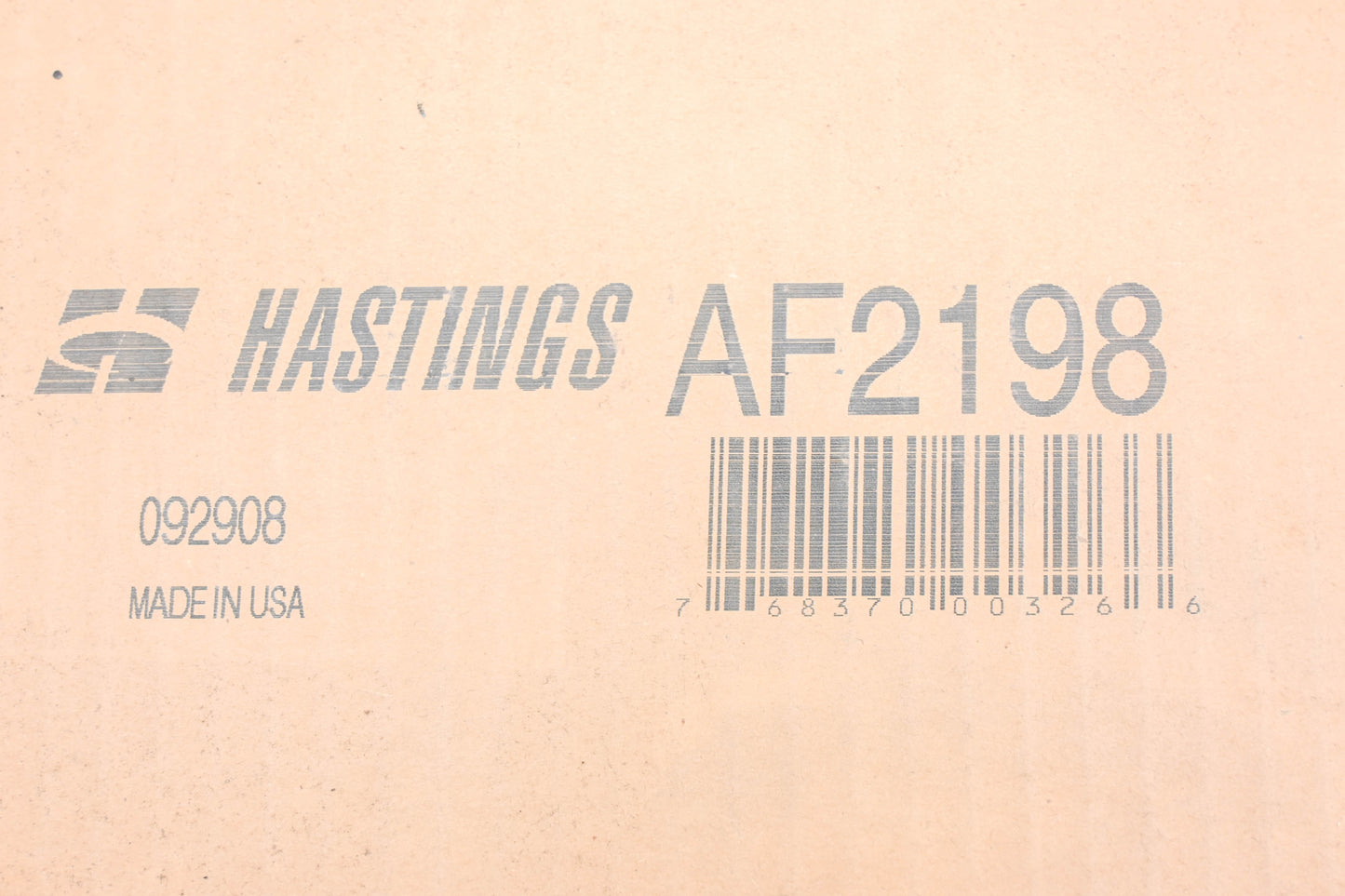 Hastings AF2198 Air Filter NOS