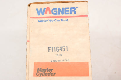 Wagner F116451, M390044 Brake Master Cylinder NOS