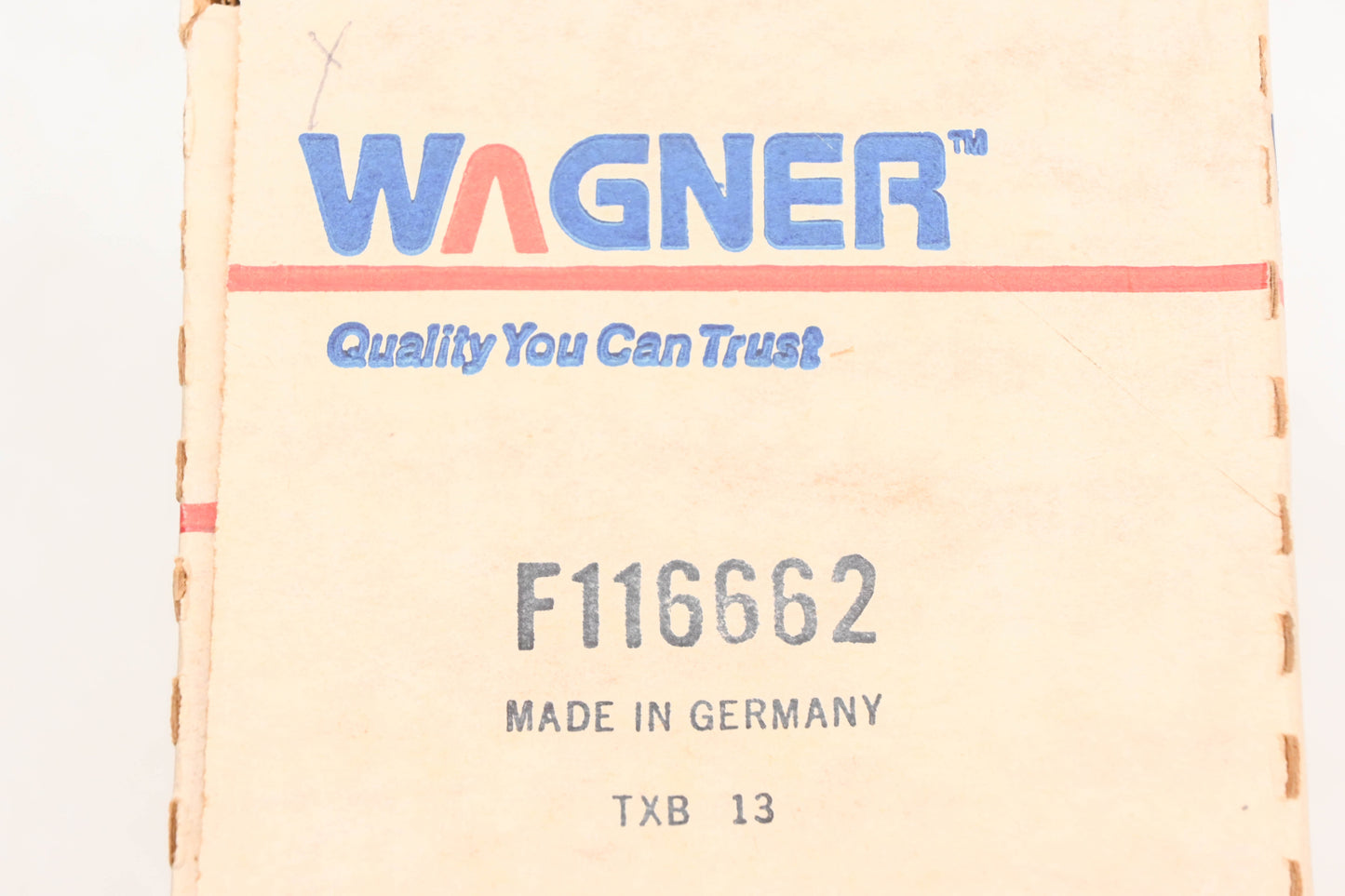 Wagner F116662 Clutch Master Cylinder Kit NOS