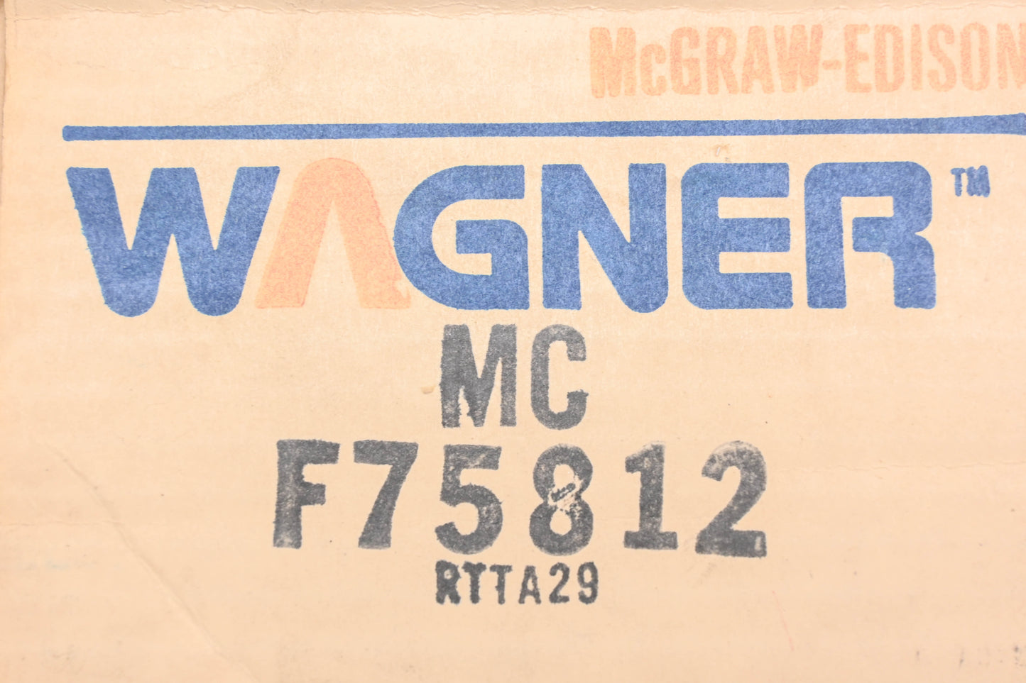 Wagner F75812, MC39495 Brake Master Cylinder Kit NOS