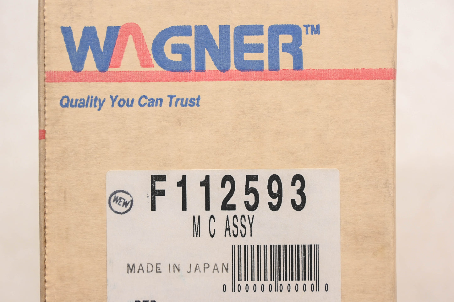 Wagner F112593, MC39540 Brake Master Cylinder NOS