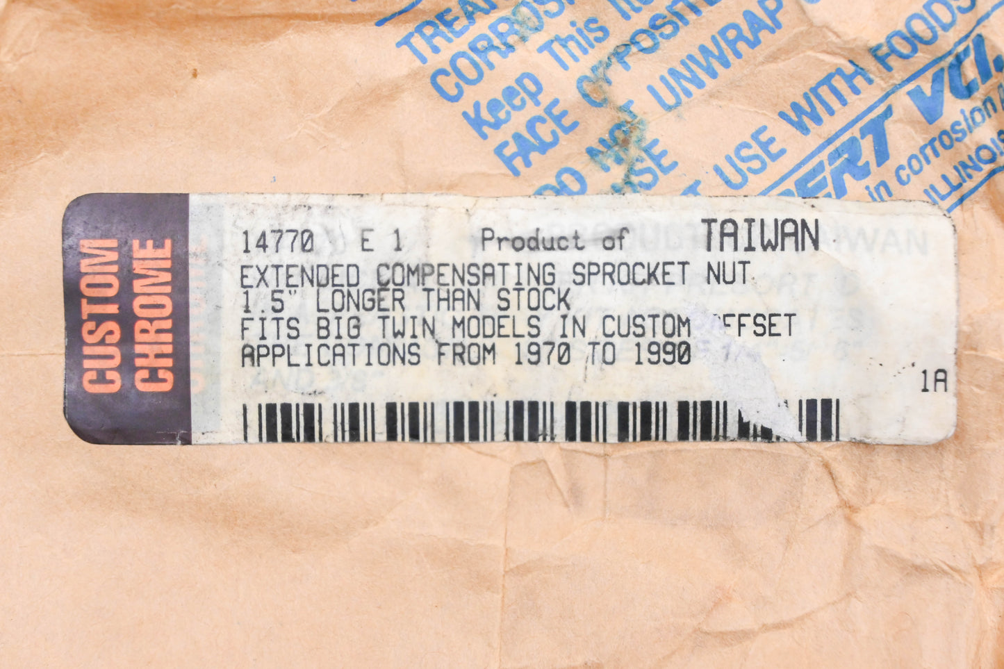 Custom Chrome 14770, 14-770 Extender Compensating Sprocket Nut NOS