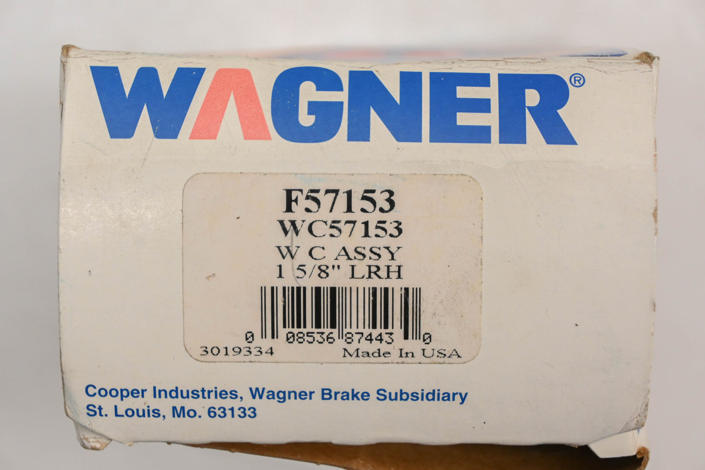 Wagner F57153, WC57153 Drum Brake Wheel Cylinder NOS