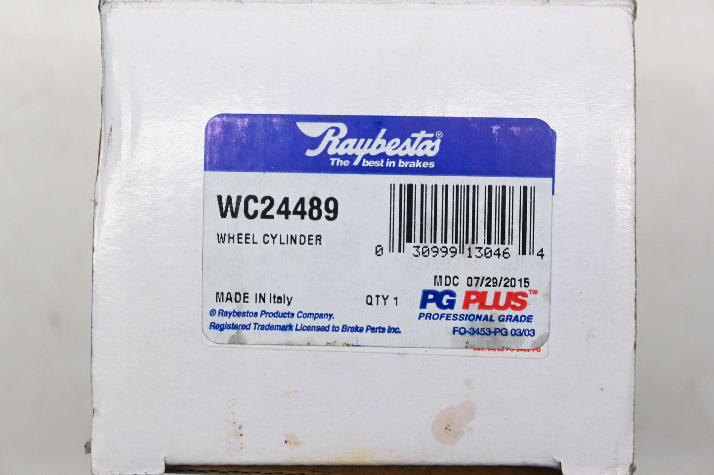 Raybestos WC24489, F24489 Drum Brake Wheel Cylinder Kit NOS