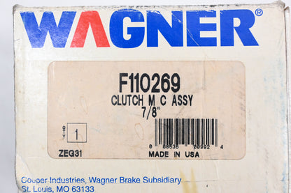 Wagner F110269, WC110269 Clutch Master Cylinder Kit NOS