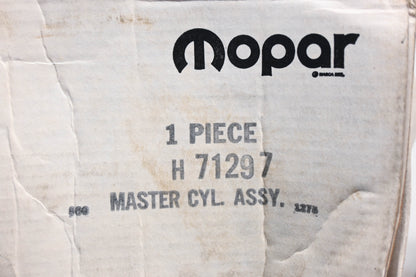 Mopar H71297, H-71297 Brake Master Cylinder NOS